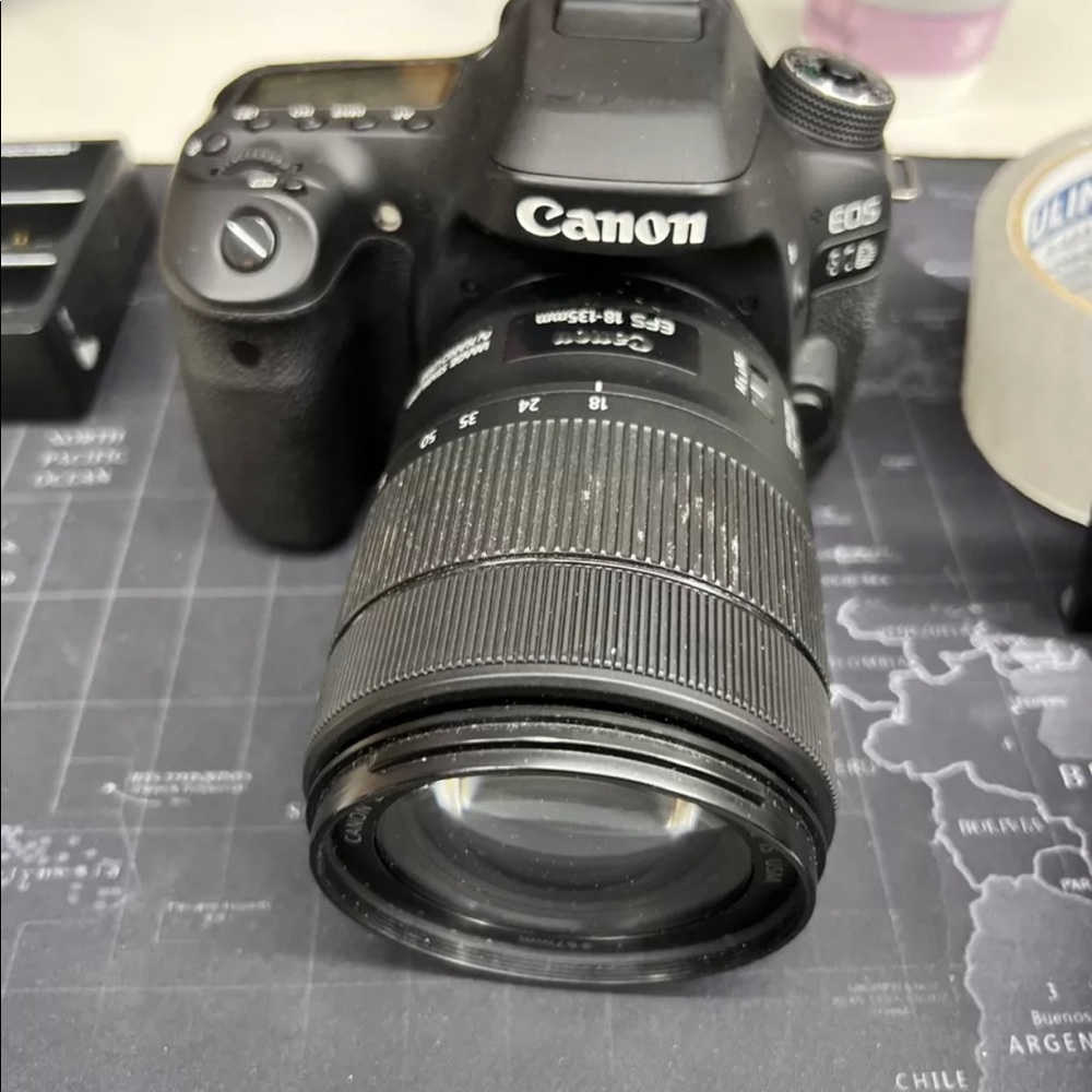 Canon EOS 80D 24.2 MP Digital SLR Camera - Black (with EF-S 18-135mm Lens)